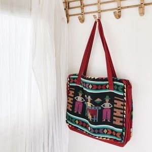 Latin American Hand Embroidered Purse/Tote